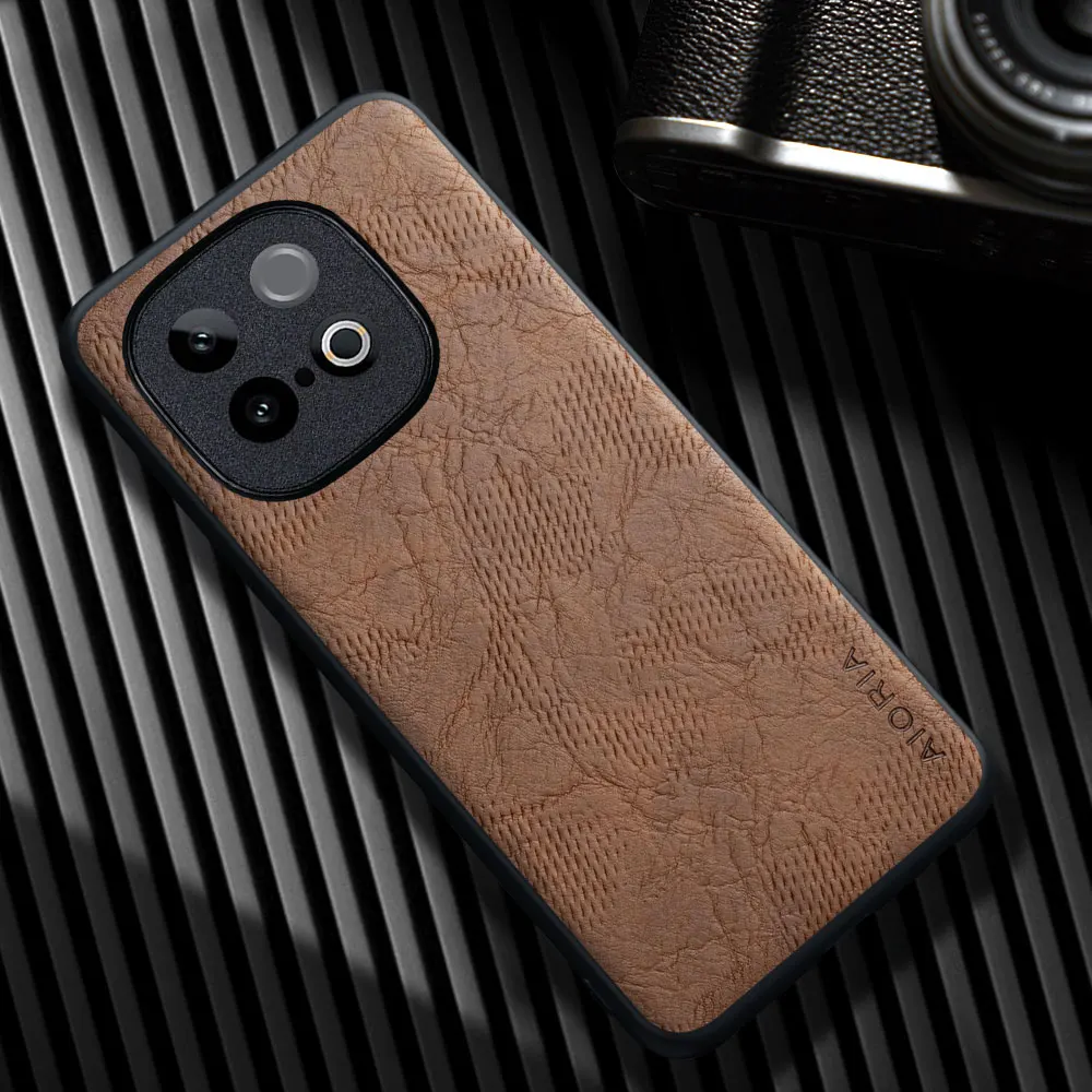 Funda de cuero para teléfono móvil Vivo iQOO Neo 10 Wind Cortex Pattern - imagen 3
