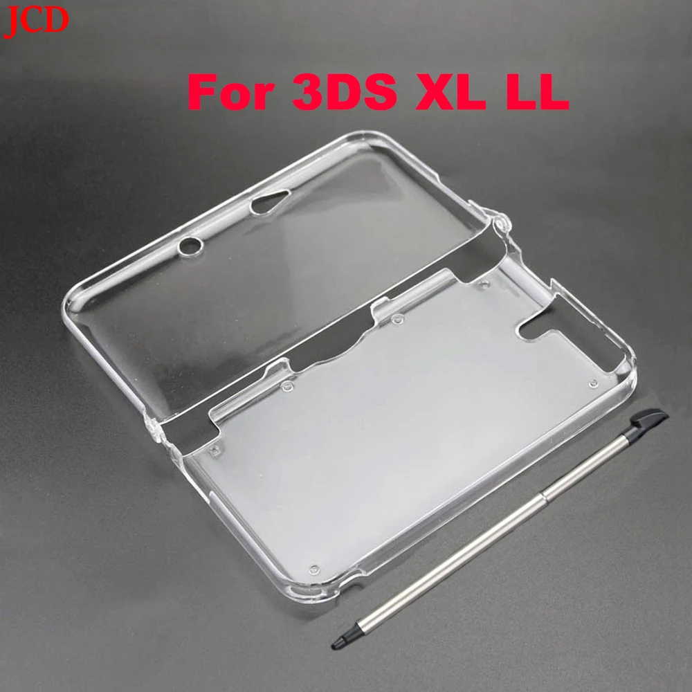 JCD a granel plástico transparente cristal protector carcasa dura funda de piel para Nintendo 3DS nuevo 3DS nuevo 3DS XL LL consola y lápiz óptico - imagen 4
