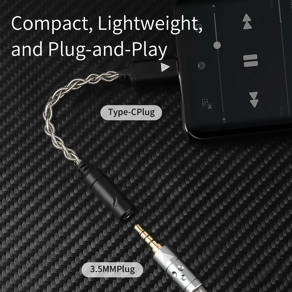 Adaptador de Audio QKZ TC MAX USB Tipo-C a 3.5mm, Decodificador con Chip KT02F20, Amplificador de Auriculares para iPhone, Samsung, HUAWEI - imagen 4