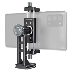 Clip de montaje de trípode de Metal para teléfono inteligente con zapata fría, abrazadera de soporte para teléfono Arca, giratorio 360 para fotografía, micrófono LED, brazo mágico