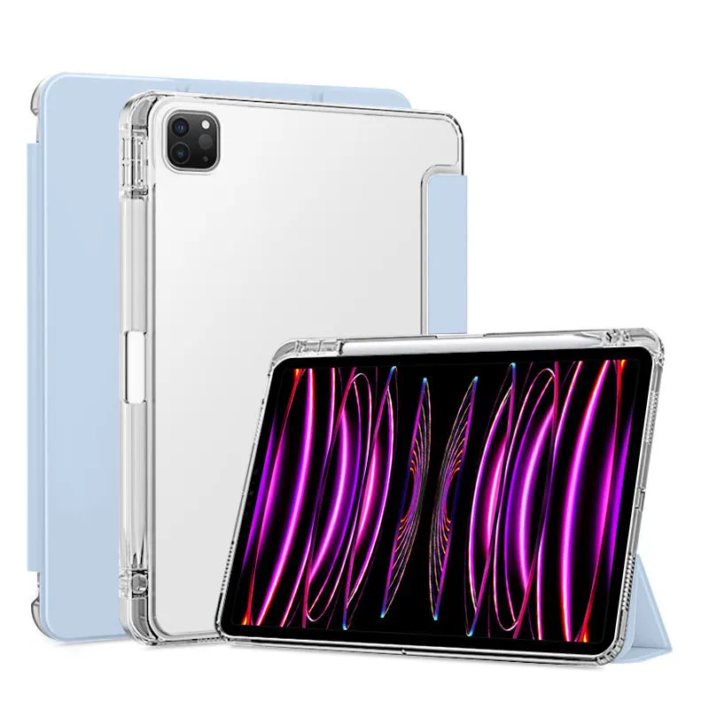 Para iPad Pro 11 2022 pro 4th Gen 11 ''A2435 A2761 A2762 A2759 con portalápices triple PU Leaher TPU soporte trasero Tablet Funda - imagen 5