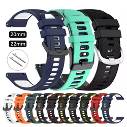 Correa de silicona para reloj Garmin Vivoactive 6 5 4, pulsera para Forerunner 570 165 245 255 Music/Venu, pulsera de 20/22mm