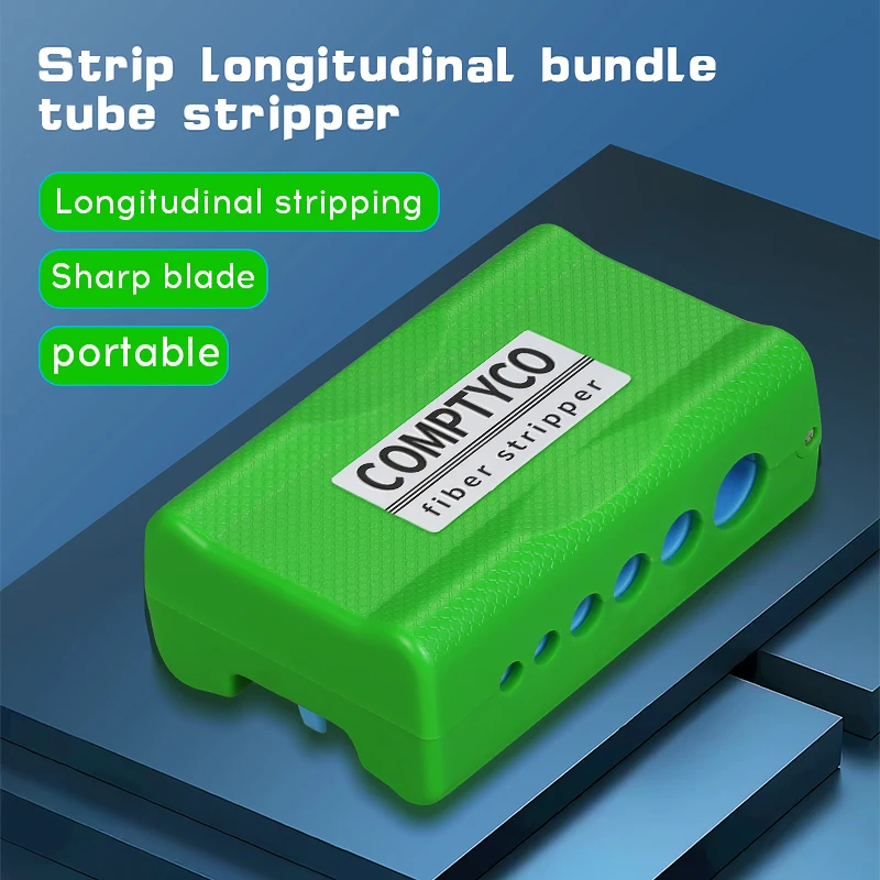 Tubo de paquete con bandas longitudinal, pelador de fibra óptica A-3511, 3,5mm-11mm ​ Herramienta peladora de funda de cable de fibra óptica FTTH - imagen 2