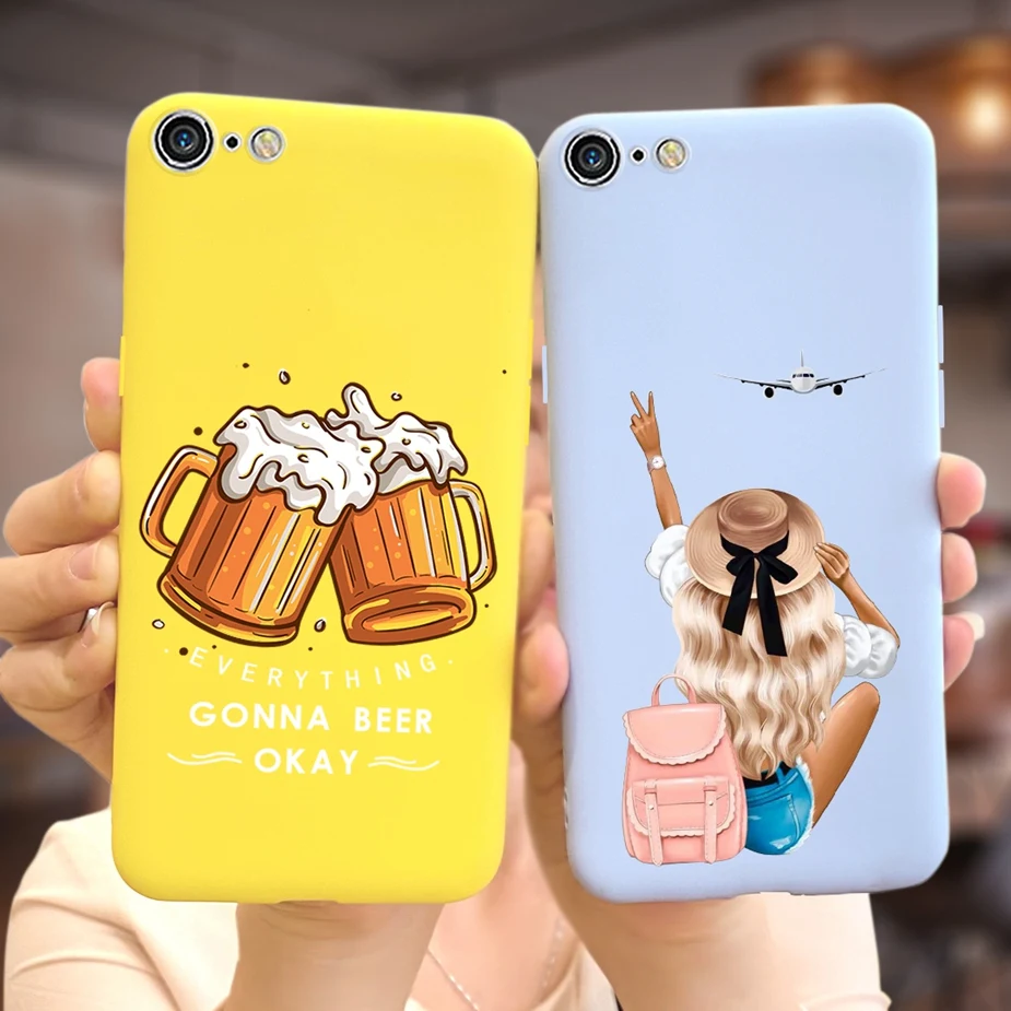 Funda de teléfono para Apple iPhone 7 Plus, carcasa bonita de silicona suave, parachoques trasero para iPhone 8 Plus - imagen 2