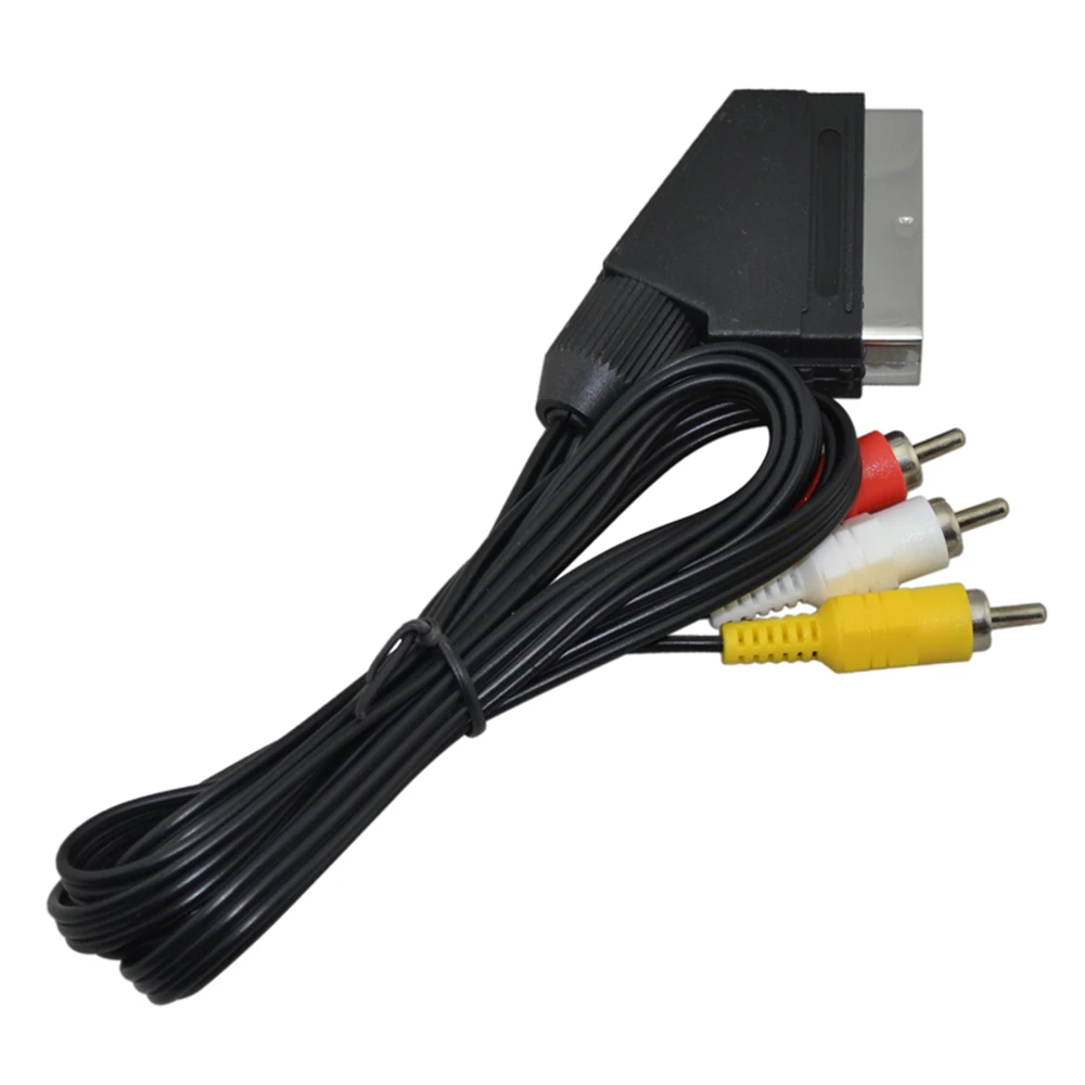 Cable Scart a 3 RCA AV TV Video para consola NES, controlador de juego, accesorios para juegos - imagen 2