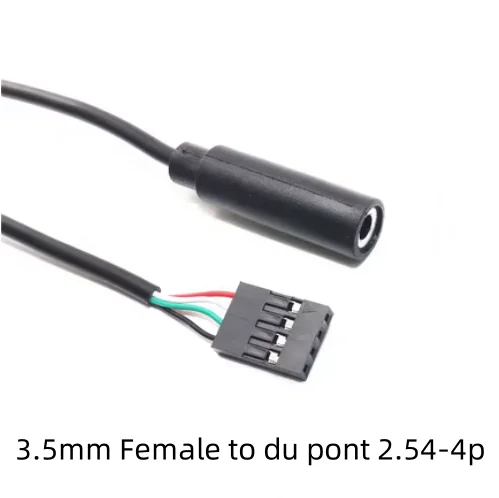 1 Uds. Cable de Audio 3,5 conector hembra de 3,5mm a MX1.25/PH2.0/XH2.54/ DuPont -4P AUX cable terminal de auriculares de 4 niveles 30cm - imagen 5
