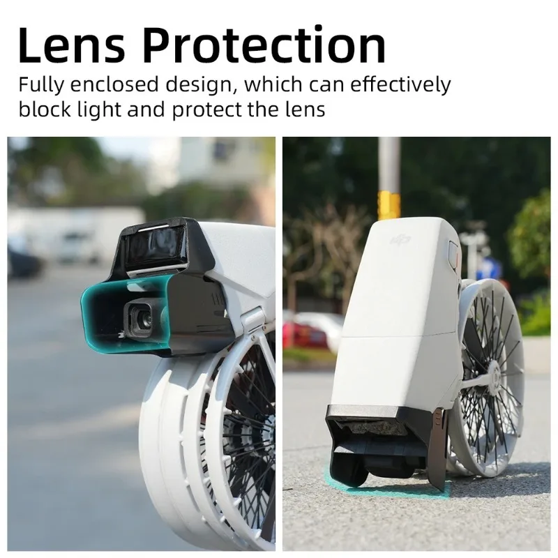 Cubierta de lente para Dron DJI Flip, parasol de lente cardán, protector de cámara antiarañazos, parasol, No es necesario desmontar, accesorio para Dron - imagen 2