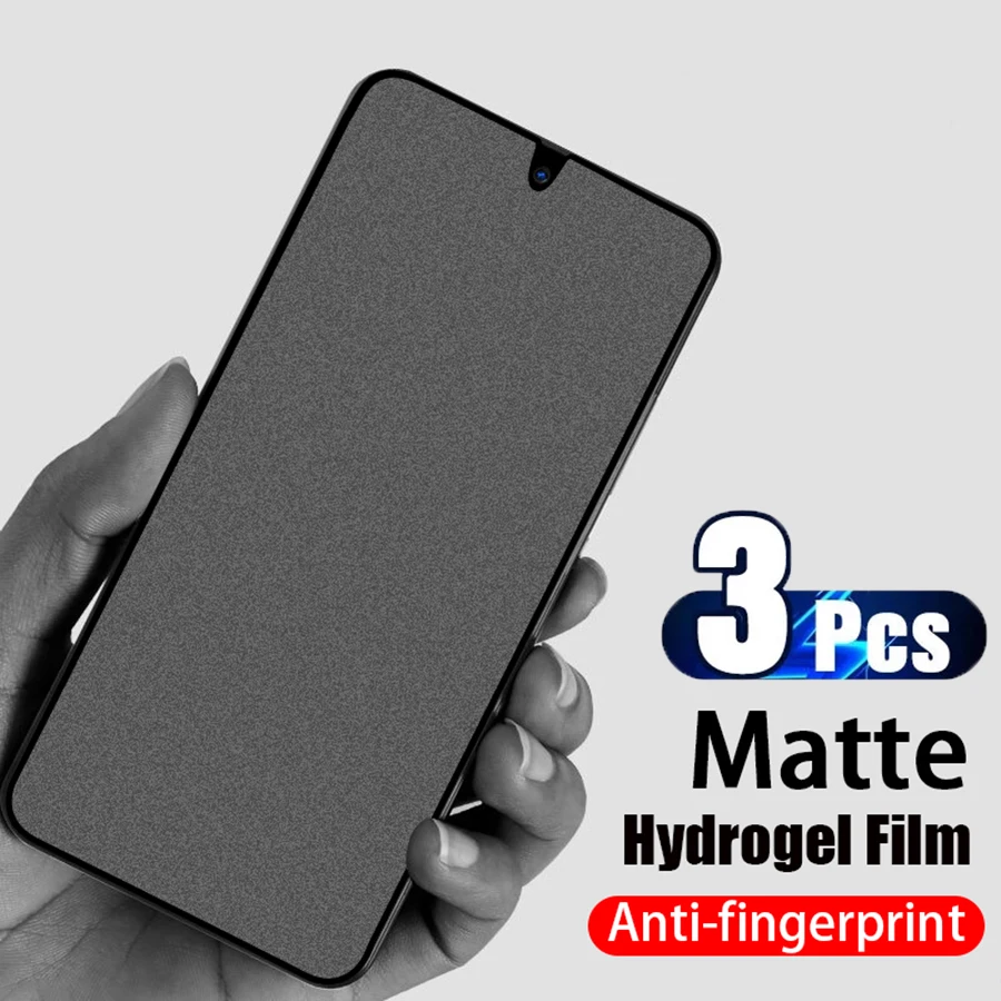Película de hidrogel Mate para Huawei Mate 30 20 50 Pro Lite, Protector de pantalla para Huawei P30 P20 P40 Lite P50 Pro, 3 uds.