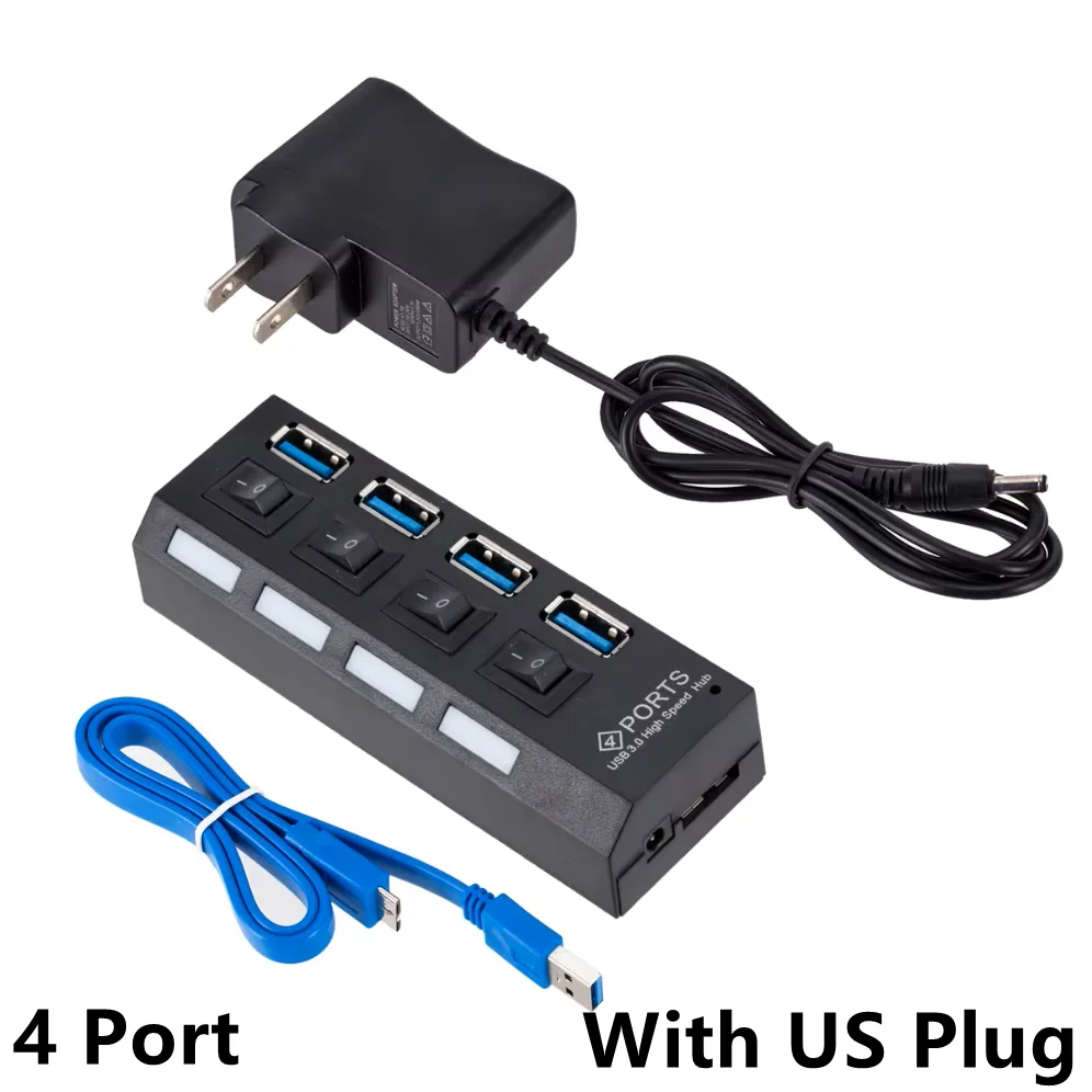 4 ports with US PLUG