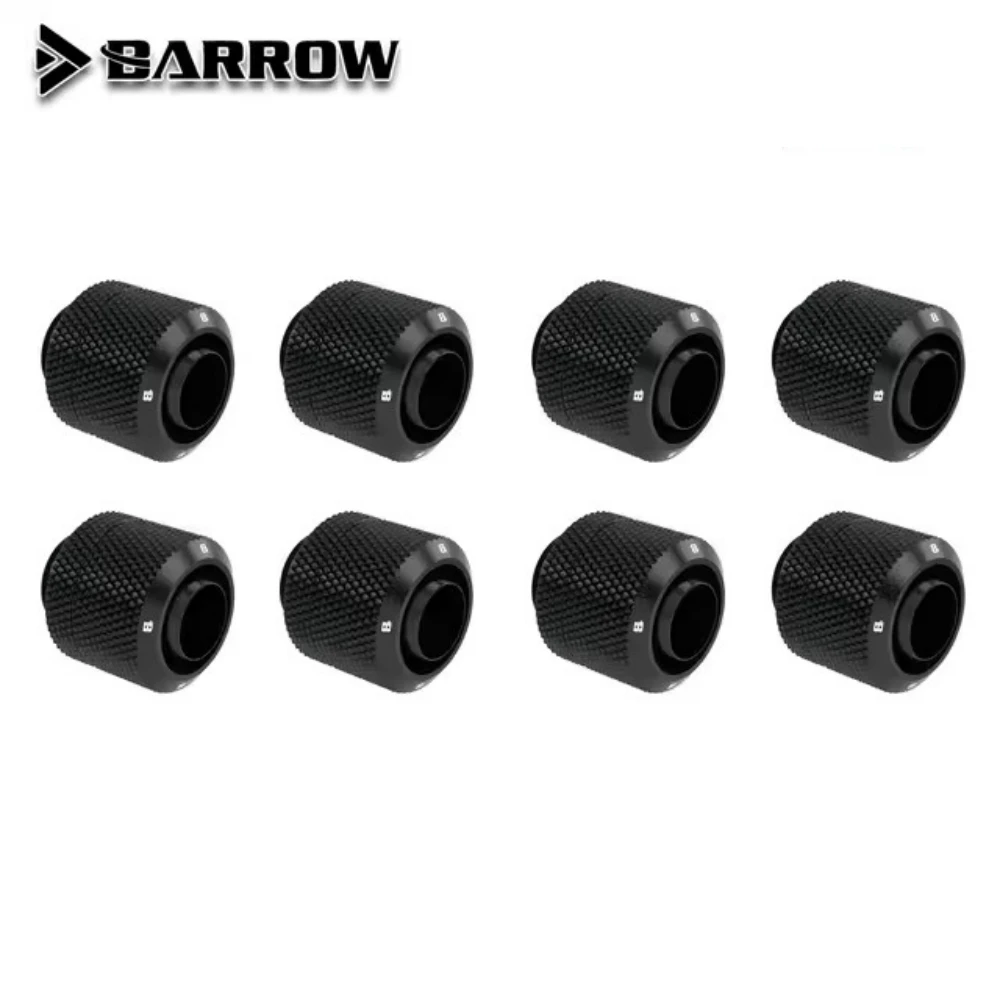 Barrow 10X13mm 10X16mm Accesorio de tubería de manguera, apriete manual Conector de enfriamiento de agua de conexión rápida para tubería suave de PE de silicona de PVC - imagen 4