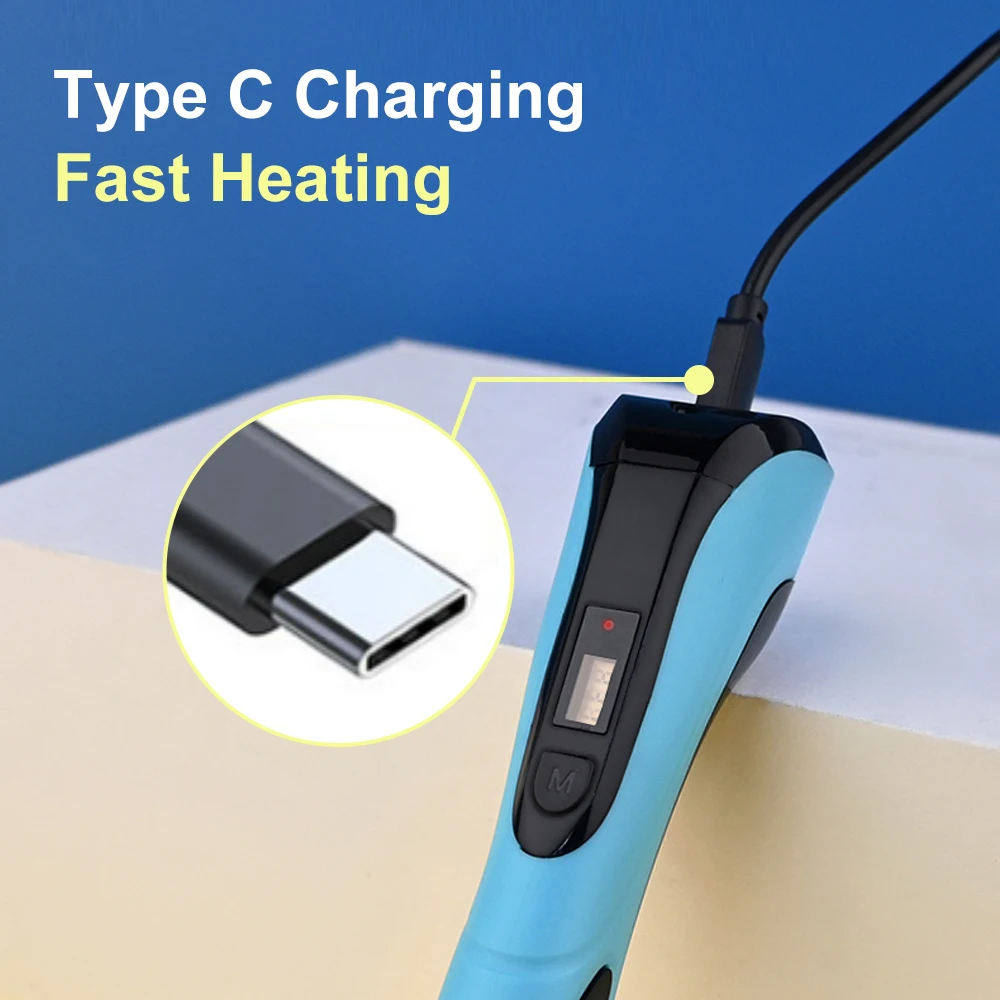 Juego de bolígrafos 3d recargables tipo C para niños, juguete creativo, bolígrafo de impresión 3D, regalo para niños, 200M de filamento PLA - imagen 4