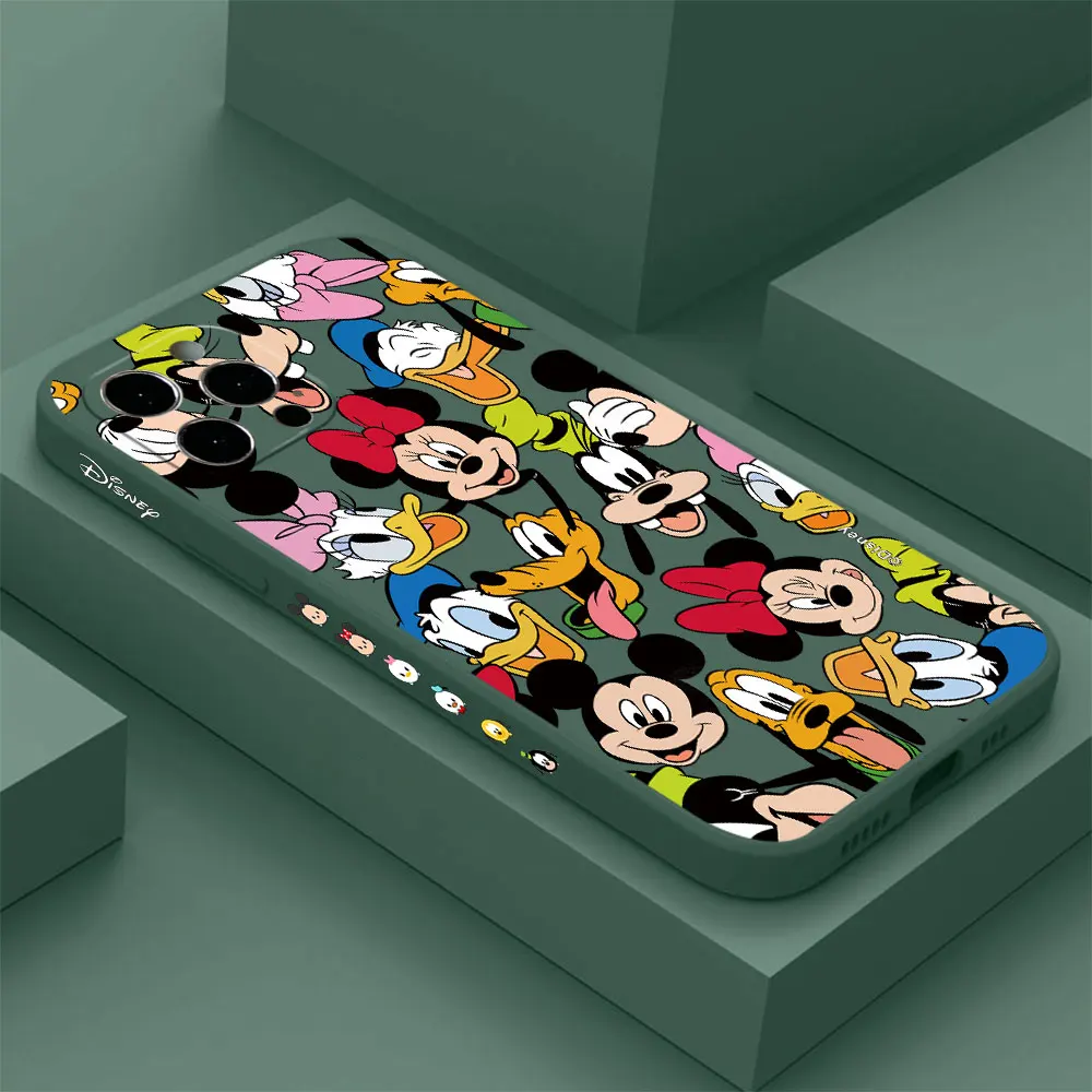 Funda de teléfono Mickey Minnie Donald para Vivo V30e V29 V25 V21 Y50 Y36 Y35 Y28 Y22 Y21 Y20 Y17 Y16 Y15s Pro 4G 5G cubierta de borde recto - imagen 2