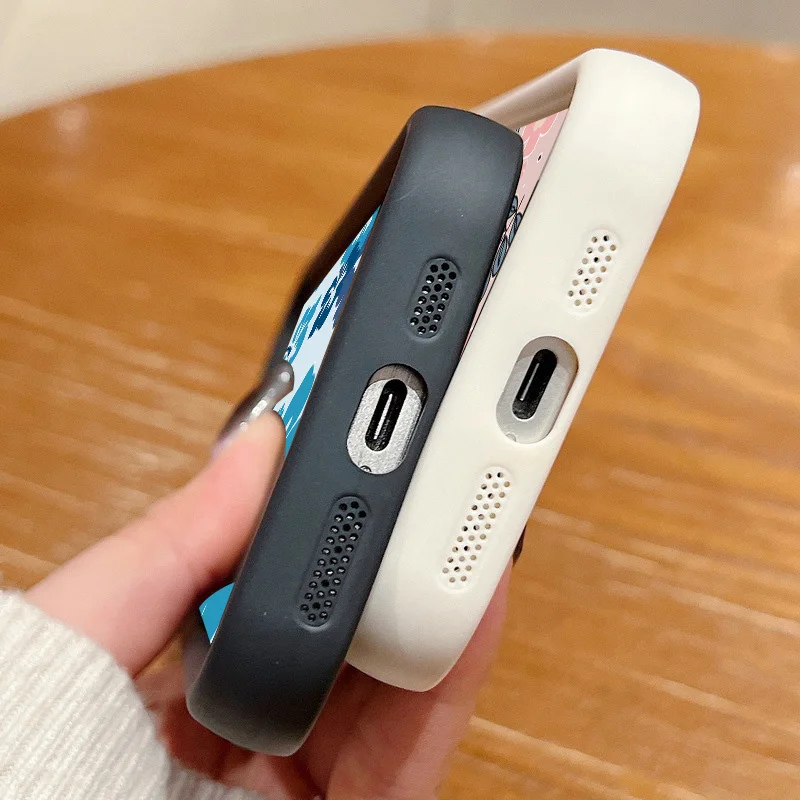 Funda para Samsung Galaxy A16 A36 A56 A25 A35 A55 A54 A53 S25 S24 S23 Ultra S22 Plus S21 FE con funda con patrón pintado a mano azul - imagen 5