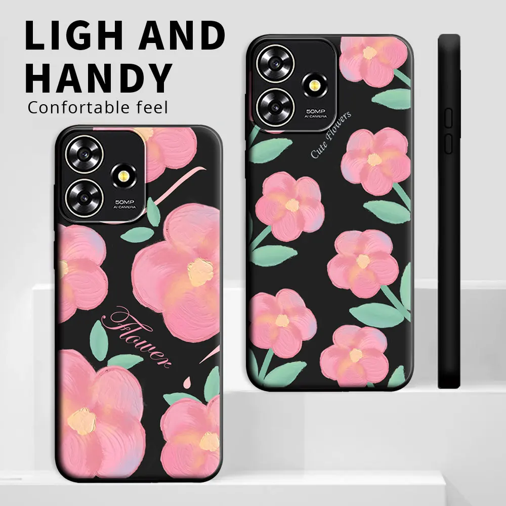 Para ZTE Blade V50 Smart / V50 Vita funda de dibujos animados a prueba de golpes funda de teléfono suave de silicona para ZTE Blade V50 diseño 4G 5G contraportada - imagen 5