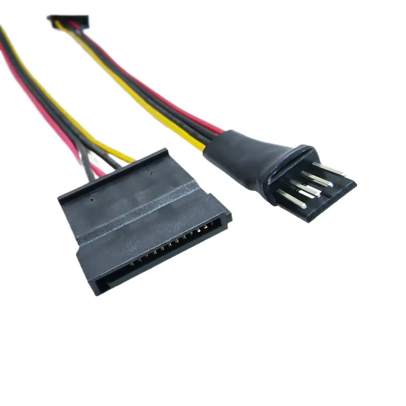 Adaptador SATA HDD - Cable de alimentación macho a hembra, 15 pines - imagen 5