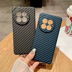Para OnePlus 13 funda ultrafina de fibra de carbono con patrón de rayas textura mate cubierta de luz dura para One Plus 13