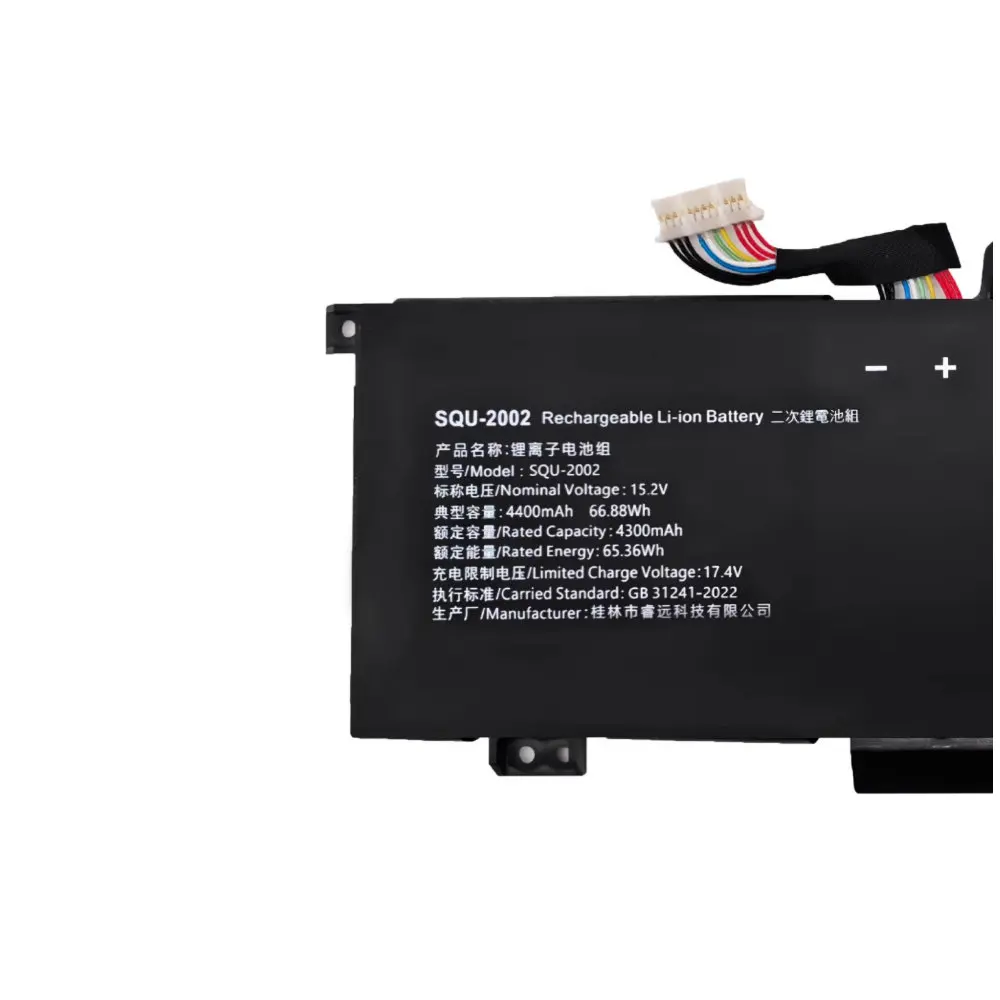 Nueva batería de ordenador portátil SQU-2002 916QA139H para Thunderobot ZERO I7-11800H RTX3060 2021 4ICP6/60/72 - imagen 2