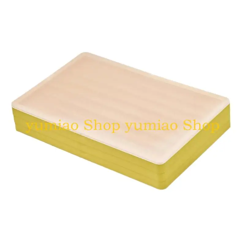 587b transparentes nivel múltiple cuadro almacenamiento teclado capas desmontables antislip inferior para teclados - imagen 3