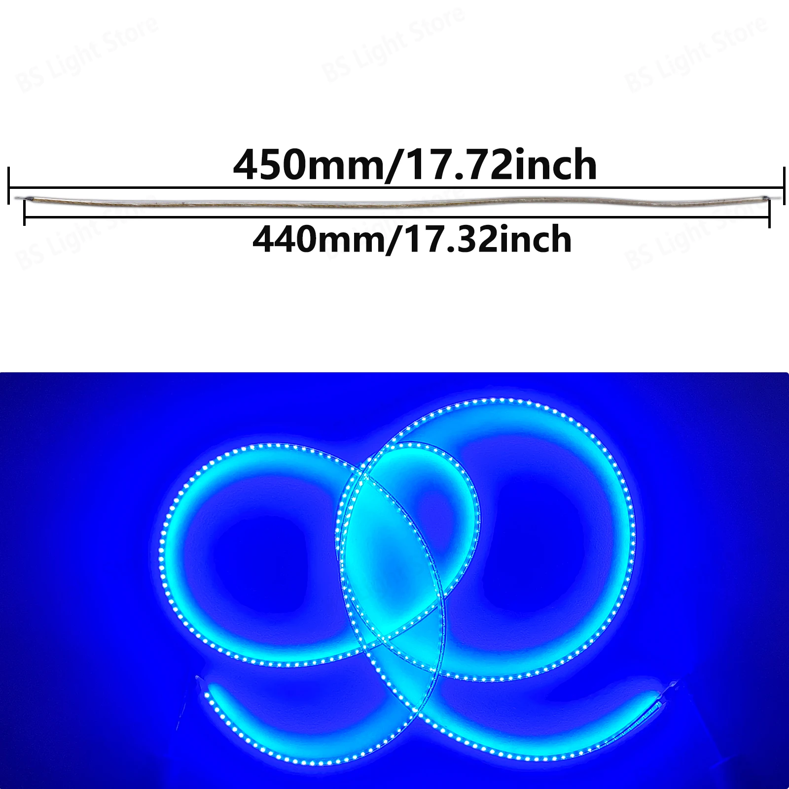 Led 3V 450mm filamento Cob suave Silament Edison bombilla piezas de lámpara DIY diodo Flexible accesorios de filamento de iluminación verde azul rosa - imagen 4