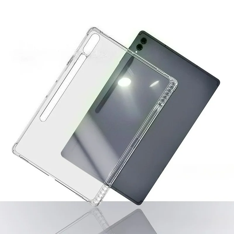 Para Samsung Galaxy Tab S10 FE 10,9 pulgadas 2025 SM-X520 funda transparente de TPU S10FE + (Plus) 13,1 "SM-X620 con funda para portalápices - imagen 2