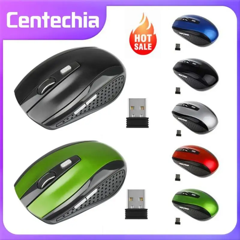 Ratón, tableta, portátil, oficina, batería Dual para ordenador portátil, ratón inalámbrico fino silencioso de modo único