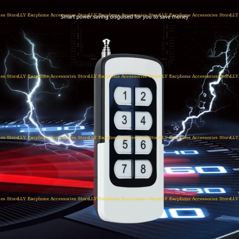 462E Conveniente control remoto 2/4/6/8-tecla para varios dispositivos Uso rápido para batería - imagen 3