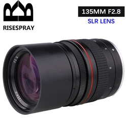 Teleobjetivo 135 mm F2.8 para Canon y Nikon DSLR