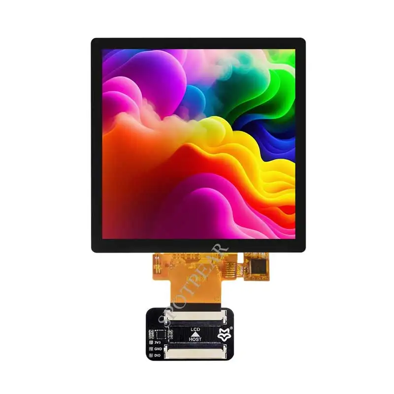 LCD de 4 pulgadas 480x480 para pantalla táctil cautiva Luckfox Pico Ultra RGB compatible con operación táctil Flexible y responsiva - imagen 3