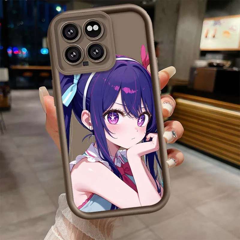 Chica de Anime Hoshino para Xiaomi Mi 17 15 14 13 12 11 12T 13T 14T Pro Max Lite NE 5G funda de teléfono con escalera de ojos - imagen 5