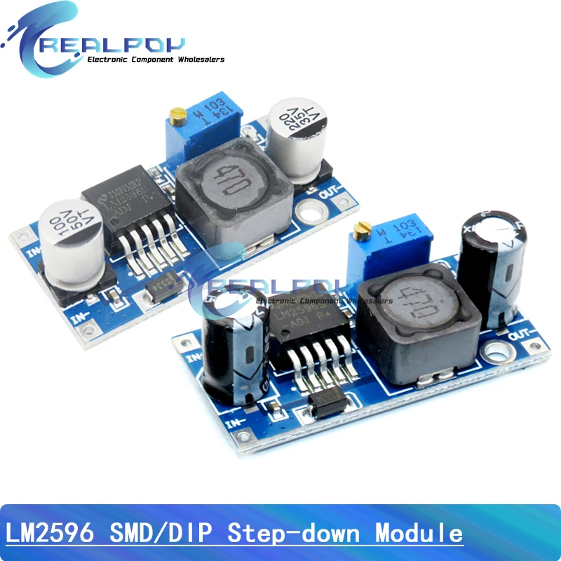 Módulo de fuente de alimentación reductor DC-DC, módulo reductor ajustable 3A, regulador de voltaje LM2596 12V 5V 3V MINI560 MINI360 MP1584EN - imagen 4