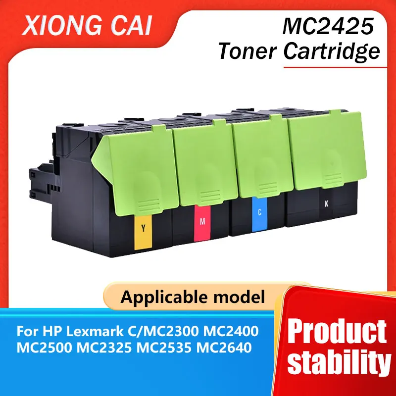 Adecuado para cartucho de tóner Lexmark C2425dw MC2425adw MC2535 cartucho de tóner cartucho de tóner Lexmark impresora láser a color