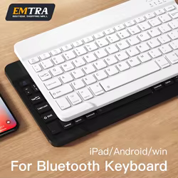 EMTRA Teclado Inalámbrico Bluetooth para iPad, Android y Windows