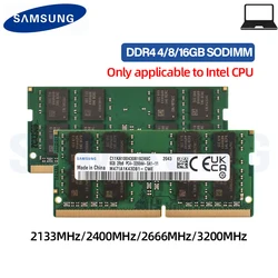 Memoria RAM DDR4 SODIMM Samsung para Portátil Intel