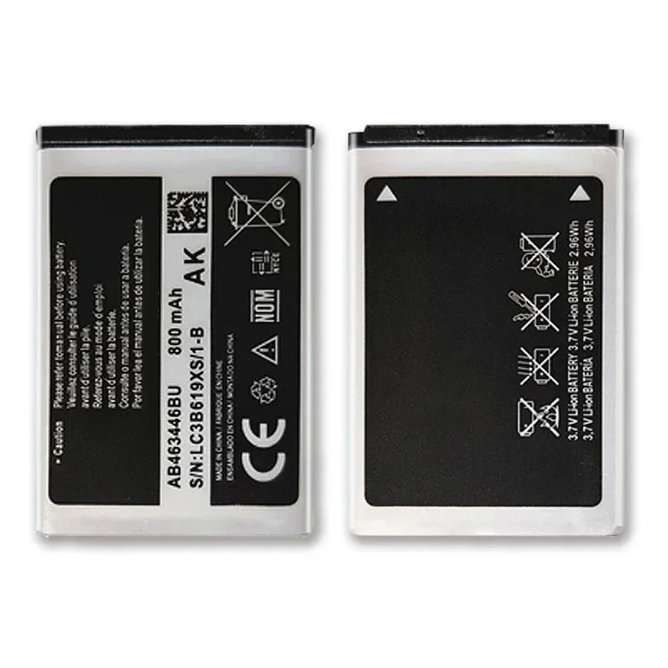 800mAh 4 Uds AB463446BU para Samsung GT-C3010/C3011/C3520/E1080/E1150/M620/X160/SGH-E250/E900(AB553446BU/AB043446BE) batería - imagen 4