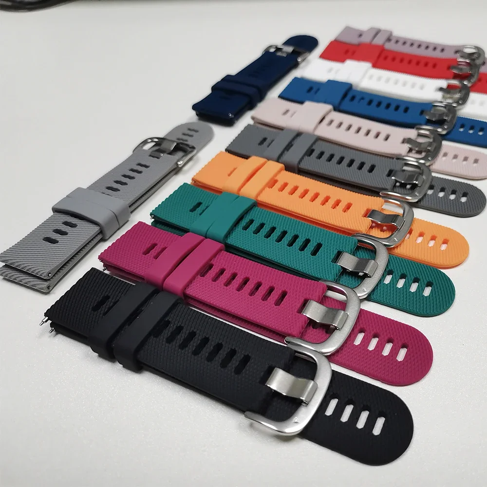 Correa deportiva de silicona de 22mm para Redmi Watch 5, Correa de reloj reemplazable activa para Redmi Watch 5 Lite, pulsera suave, accesorios - imagen 5