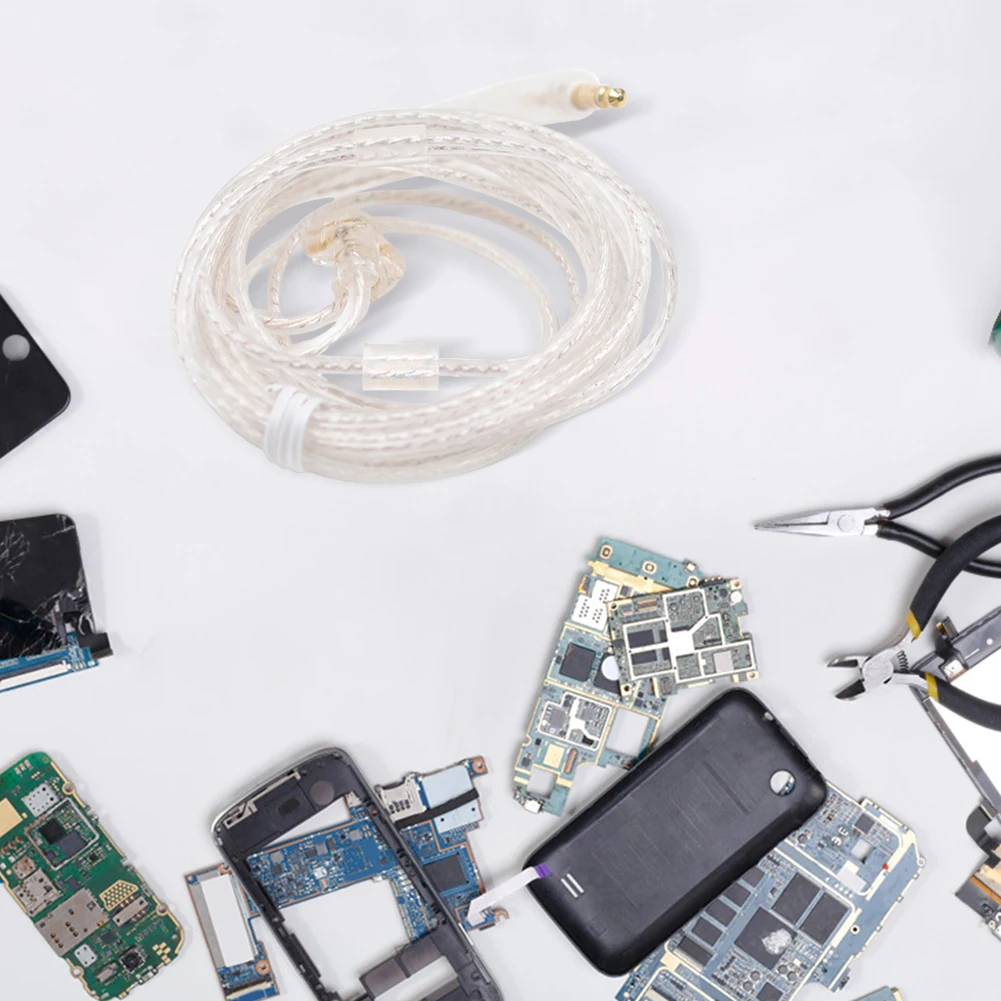 Cable mejorado para auriculares de 2 pines de 0,75mm, Pin chapado en oro, Cable de actualización chapado en plata de 3,5 MM para KZ ZSN/ZSN PRO/ZS10 PRO/AS16/AS12/ZSX - imagen 4