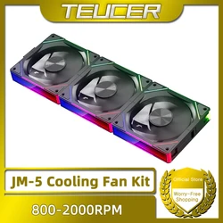TEUCER JM-5 Ventilador ARGB inalámbrico para radiador