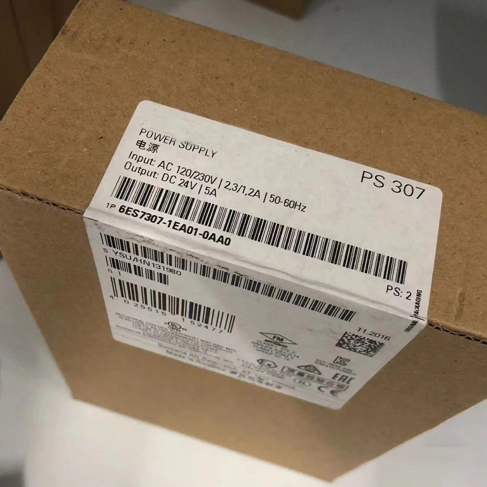 6ES7307-1EA00-0AA0 para SIEMENS SIMATIC S7-300 fuente de alimentación regulada PS307 entrada CA 120/230 V salida CC 24 V/5 A