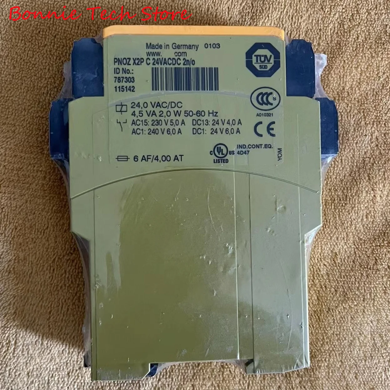 787303   para relé de seguridad PILZ (autonomo), PNOZ X2P C 24VACDC 2n/o - imagen 2