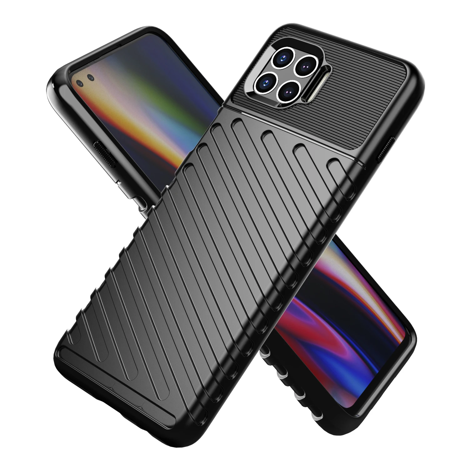 Funda de teléfono de silicona de lujo a prueba de golpes para Moto G 5G Plus/One 5G/One 5G UW - Funda protectora de TPU suave - imagen 3