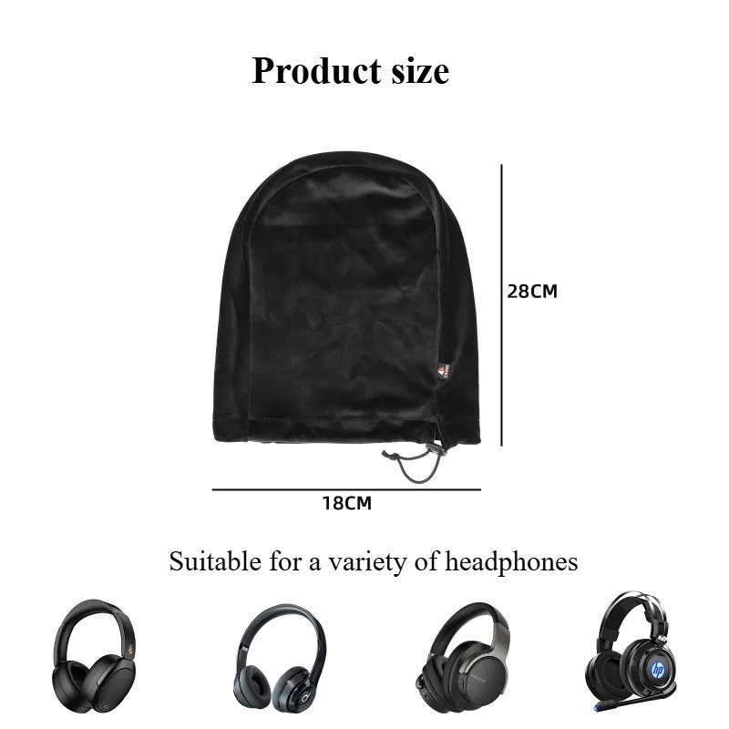 Bolsa de almacenamiento para auriculares con diadema de nailon, exquisita bolsa de almacenamiento para auriculares, práctica y fácil de usar, para AirPods Max - imagen 4