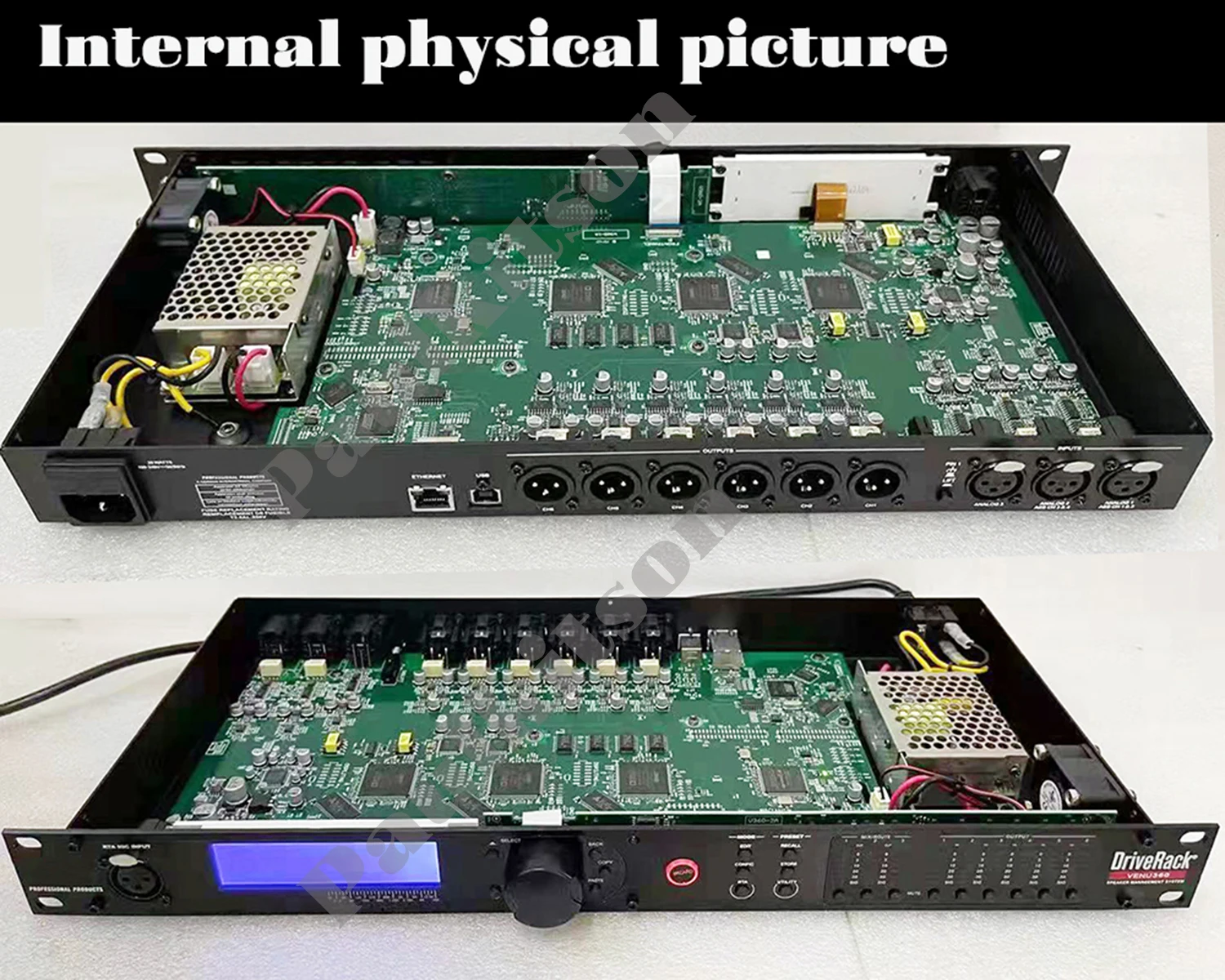 VENU360 Procesador de audio Stage Pro de 3 entradas y 6 salidas Software original Rack de controlador de audio Sistema completo de gestión de altavoces - imagen 5