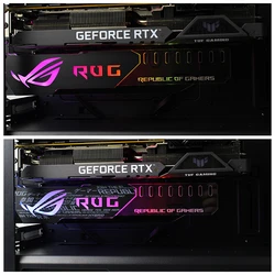Soporte GPU con Iluminación ARGB 5V – Compatible ASUS MSI Gigabyte