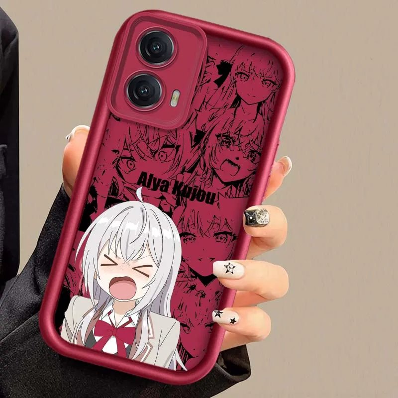 Alya Kujou Anime para Motorola Edge 50 60 G30 G20 G10 G05 G04s E30 E32 E14 Stylus Fusion Pro Eye escalera funda de teléfono - imagen 3