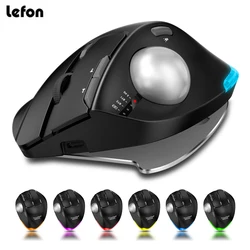 Lefon F33 Trackball Bluetooth – Ratón Ergonómico Recargable 2.