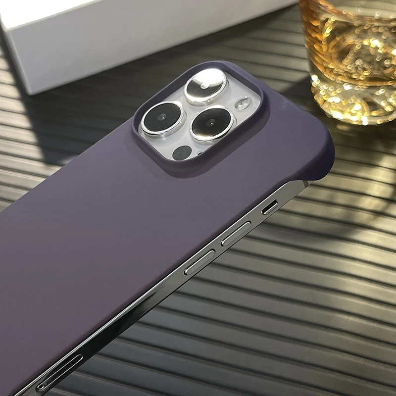 Funda rígida de PC sin marco ultrafina para iPhone 15, 14, 13, 12 MINI, 11 Pro Max, XR, XS, X, 8, 7 Plus, SE, cubierta de caramelo de refrigeración delgada de lujo - imagen 4