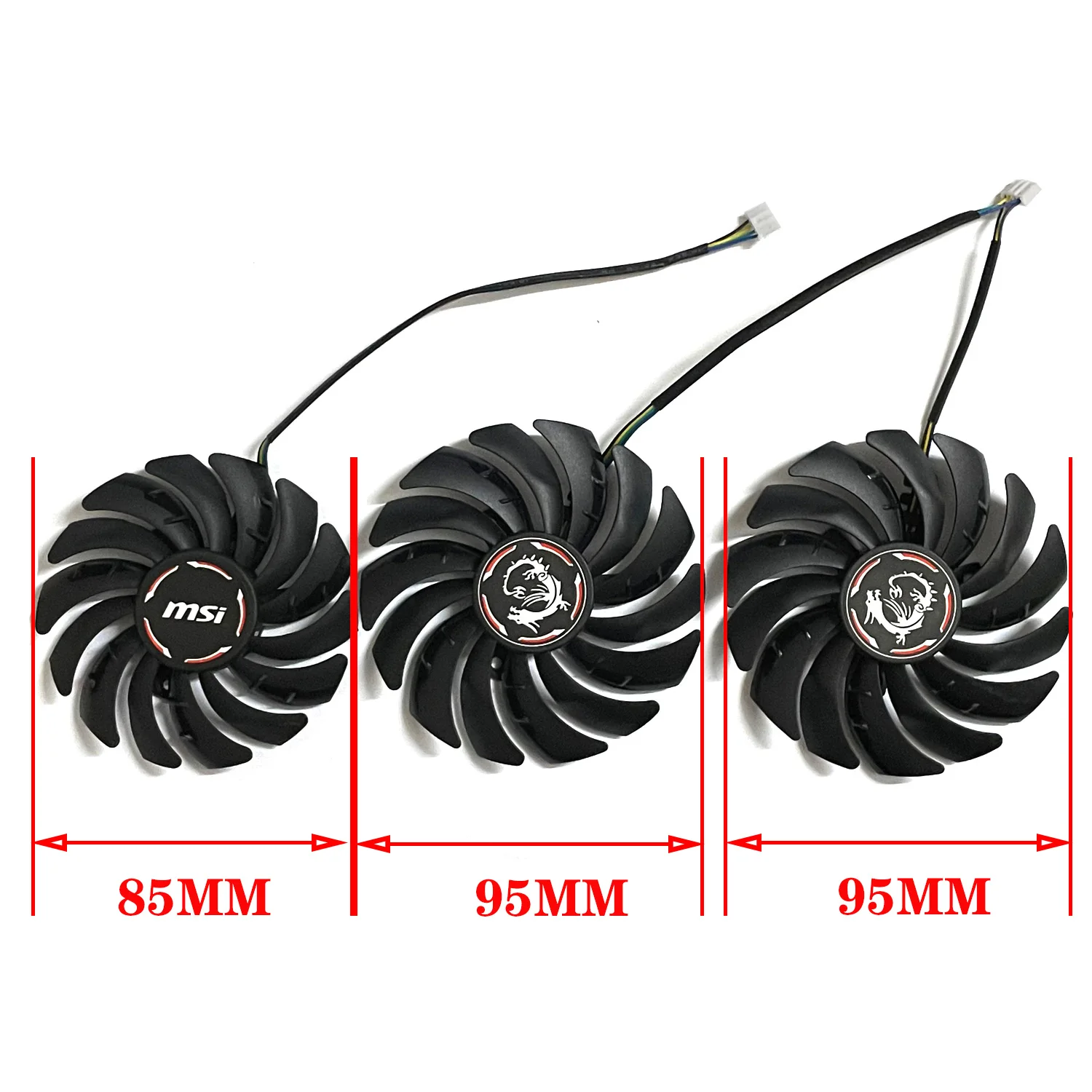 PLD09210S12HH PLD10010S12HH RTX 2080 ventilador de refrigeración de gráficos para MSI Geforce RTX 2080 2080Ti 2070 Super Gaming X Trio ventilador de gráficos - imagen 2