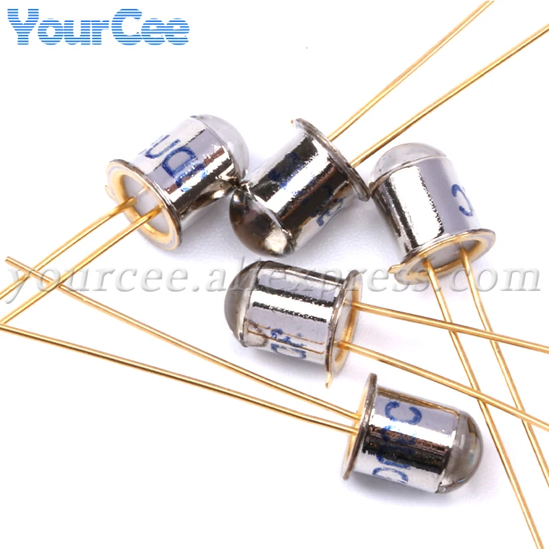 20 piezas/2 unidades 3DU5C Transistor fototransistor de silicio paquete de Metal de 2 pies