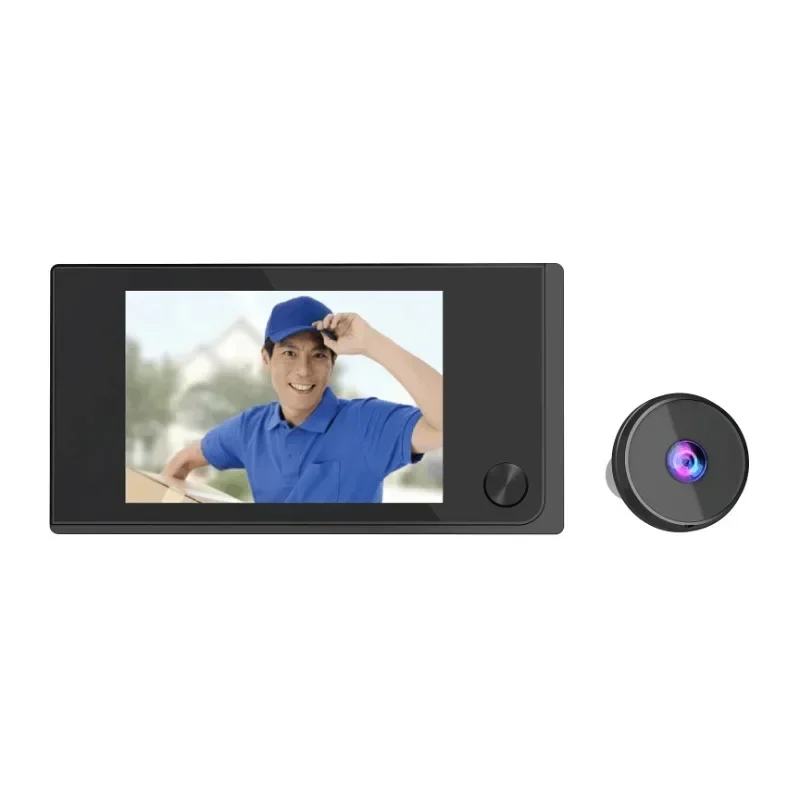 Cámara de puerta digital 120 °   LCD 1 millones de píxeles HD 3,5 pulgadas timbre mirilla visor ojo de gato timbre de puerta Monitor al aire libre - imagen 2