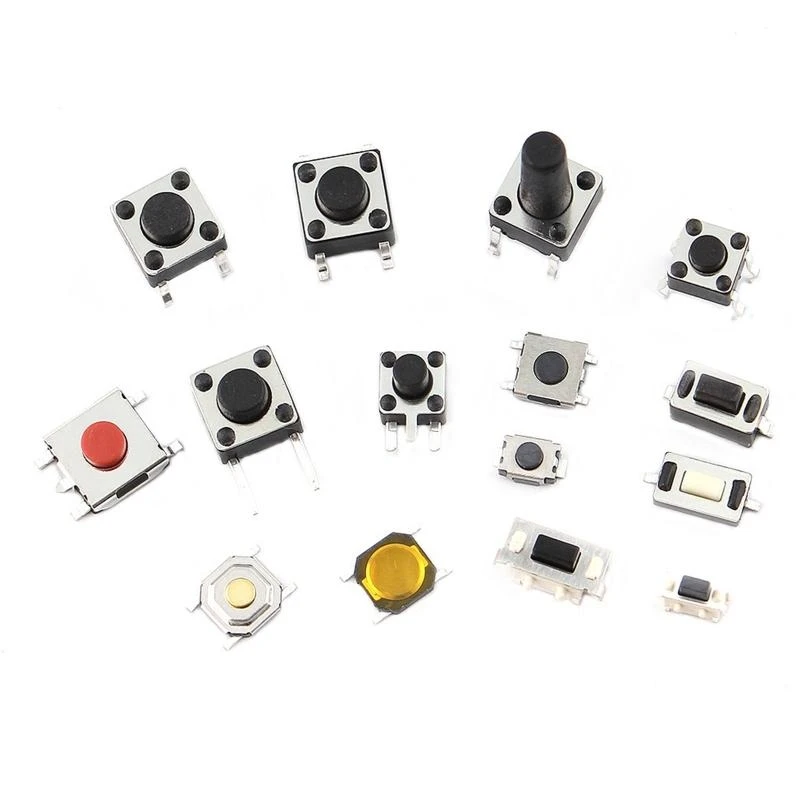 F3KE 25Tipes Push Botton Switch Micro Momentario Táctil surtido 125pcs - imagen 5